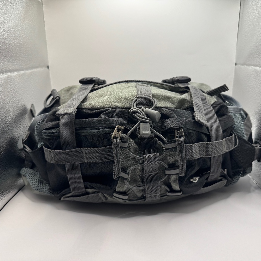 Outdoor Fanny Pack Hiking Camping Biking Waterproof Waist Pack 2 Water Bottle Ho